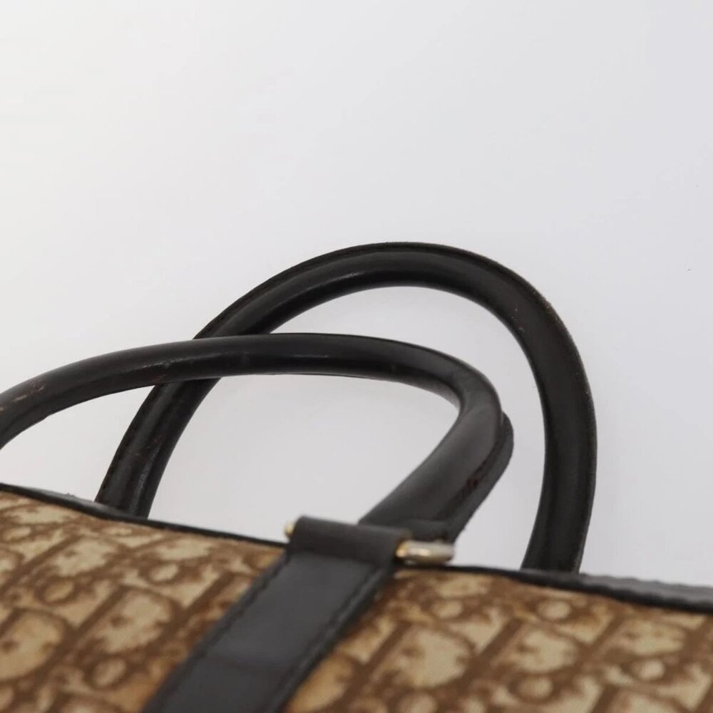 Christian Dior Trotter Canvas Boston Bag Brown - Picture 10 of 16